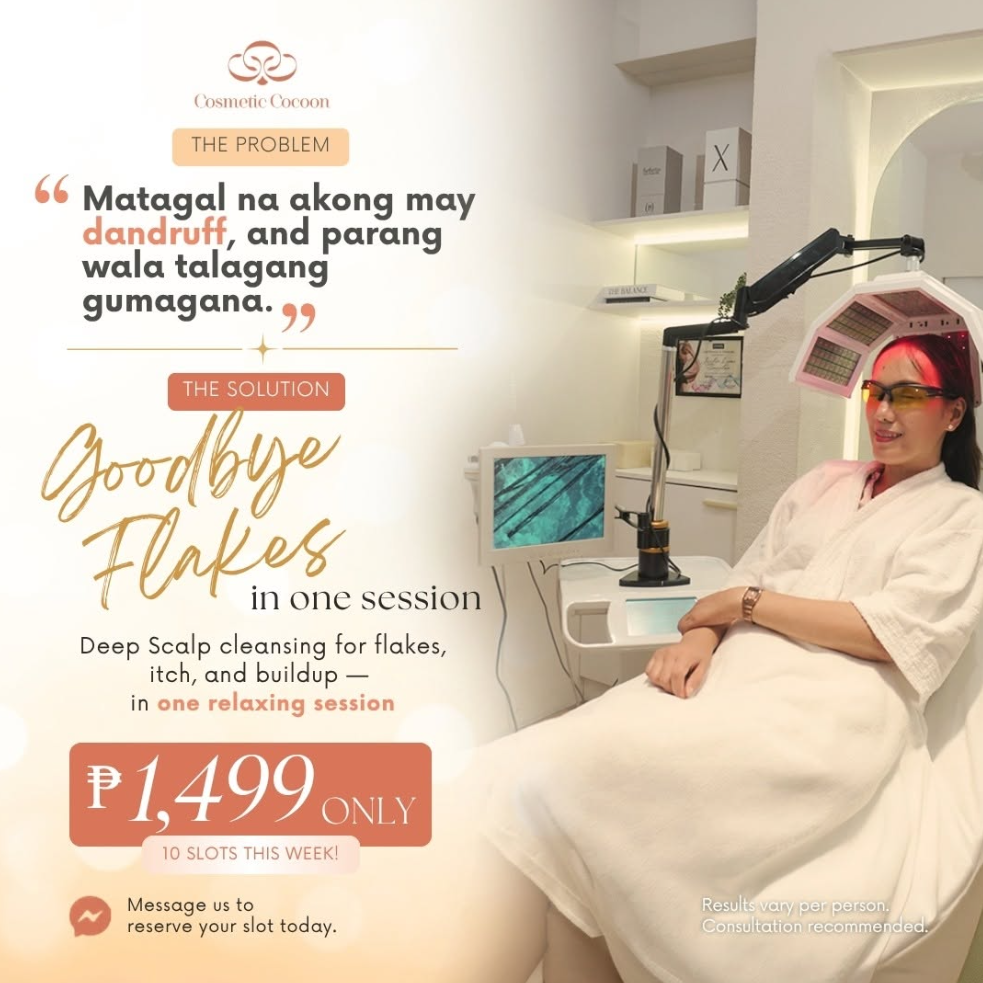 Deep scalp cleansing session at Cosmetic Cocoon